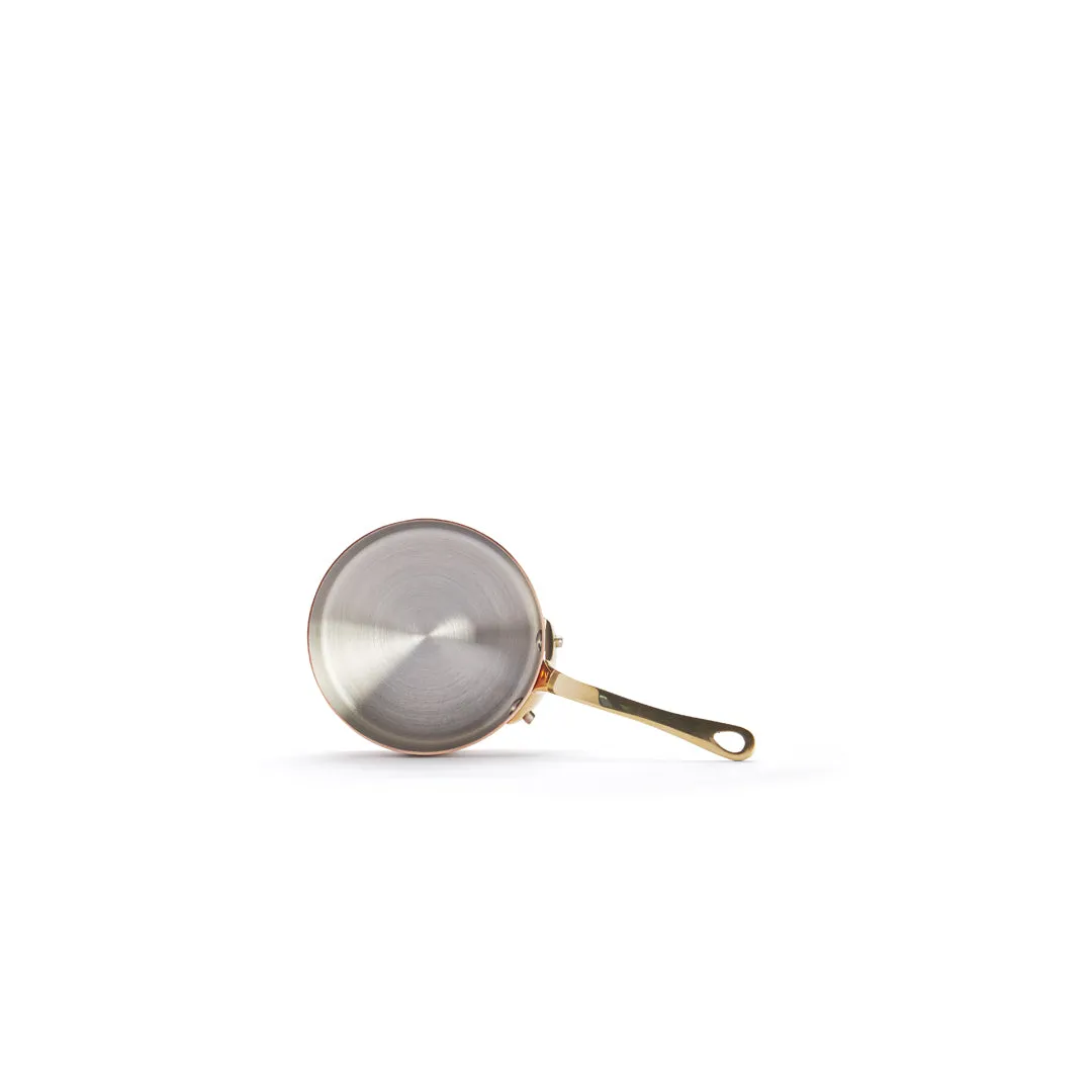 INOCUIVRE SERVICE Copper Saucepan with Brass Handles - Mini