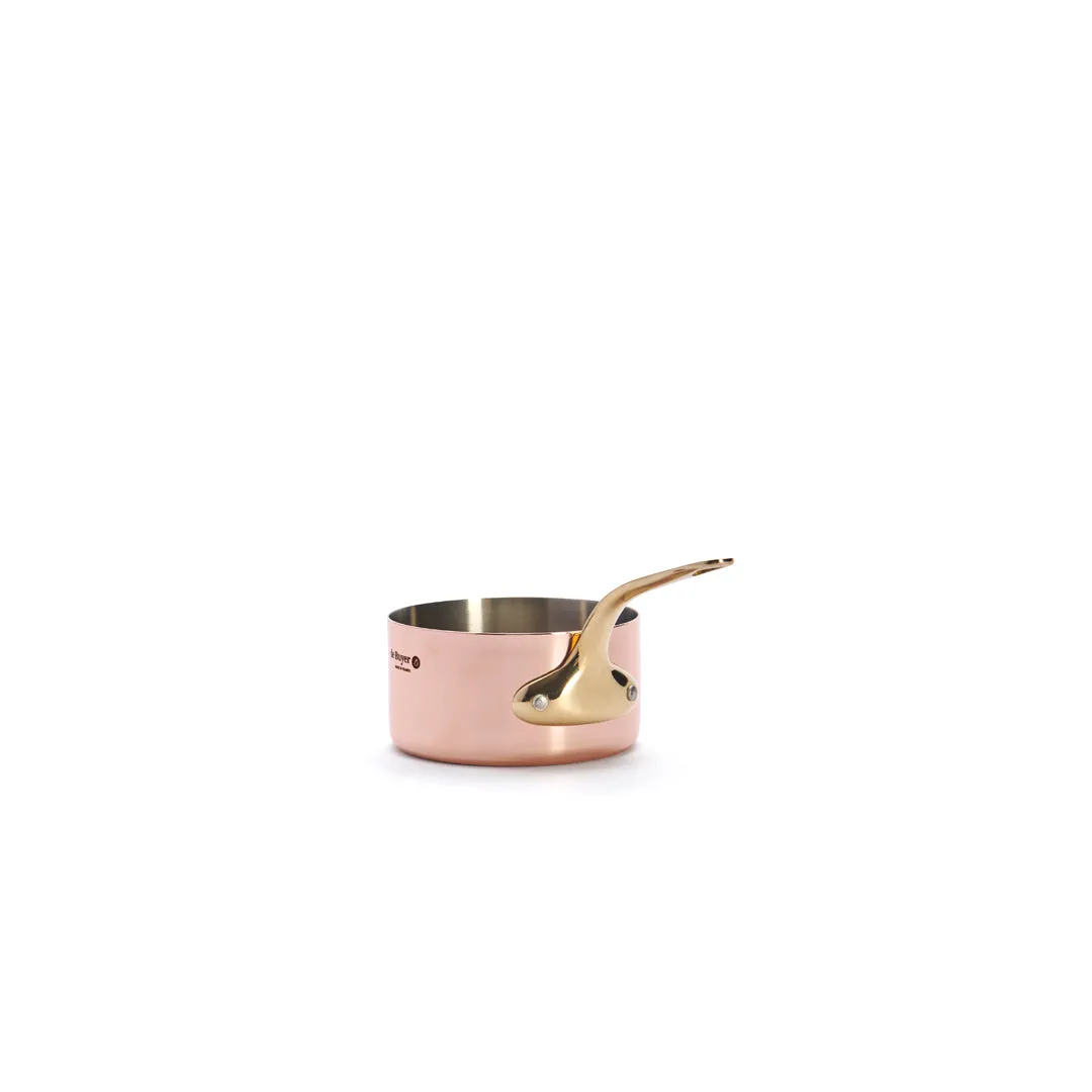 INOCUIVRE SERVICE Copper Saucepan with Brass Handles - Mini