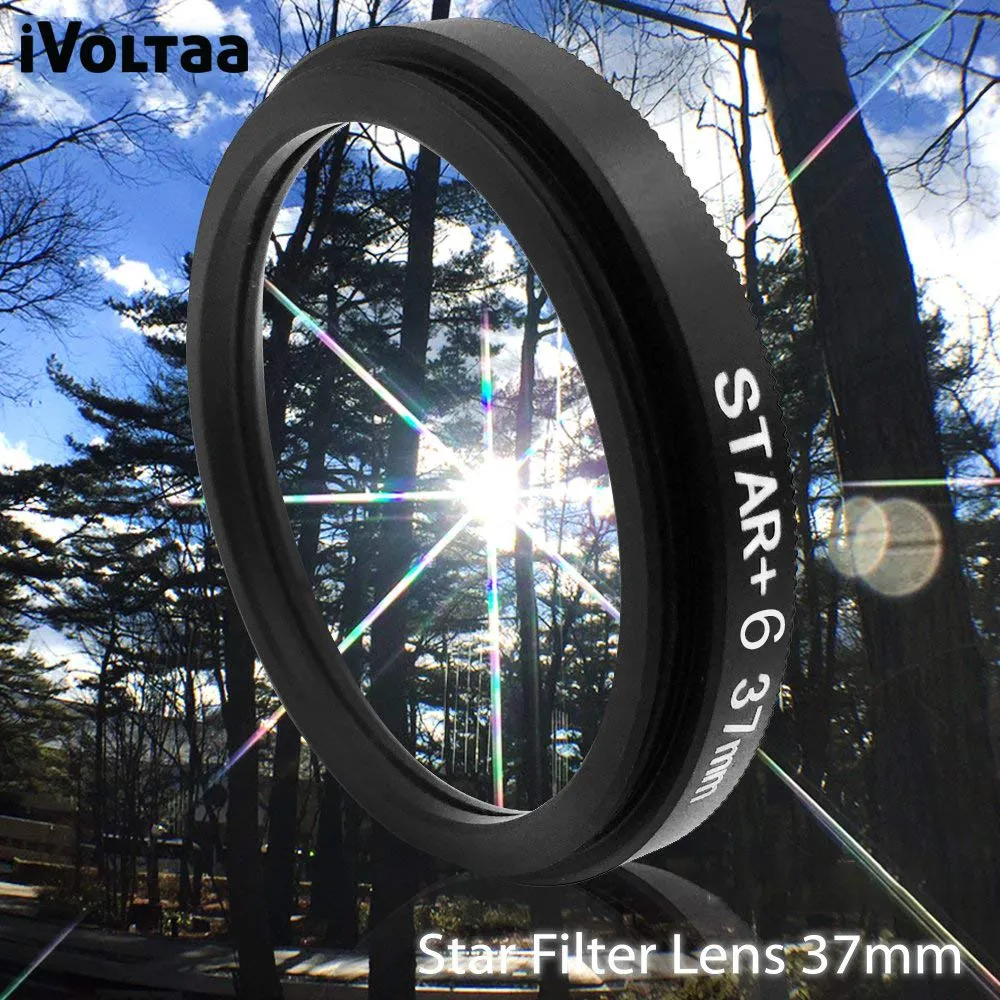 iVoltaa CPL and Star Burst (6) Mobile Camera Filter with Clip