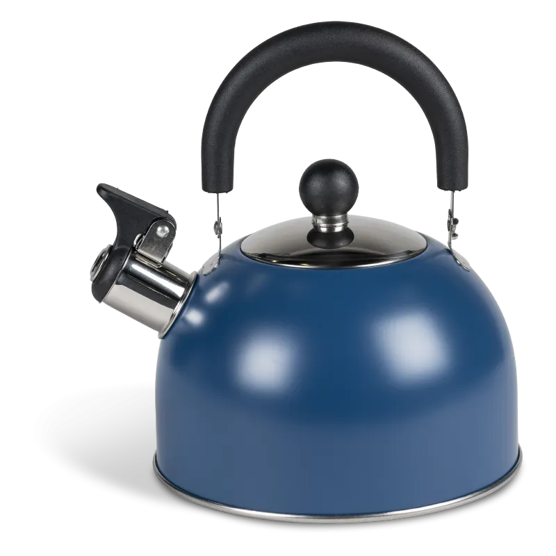 Kampa 2 ltr Brew Stainless Steel Whistling Kettle