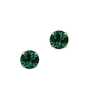 Kaylee Studs in Emerald