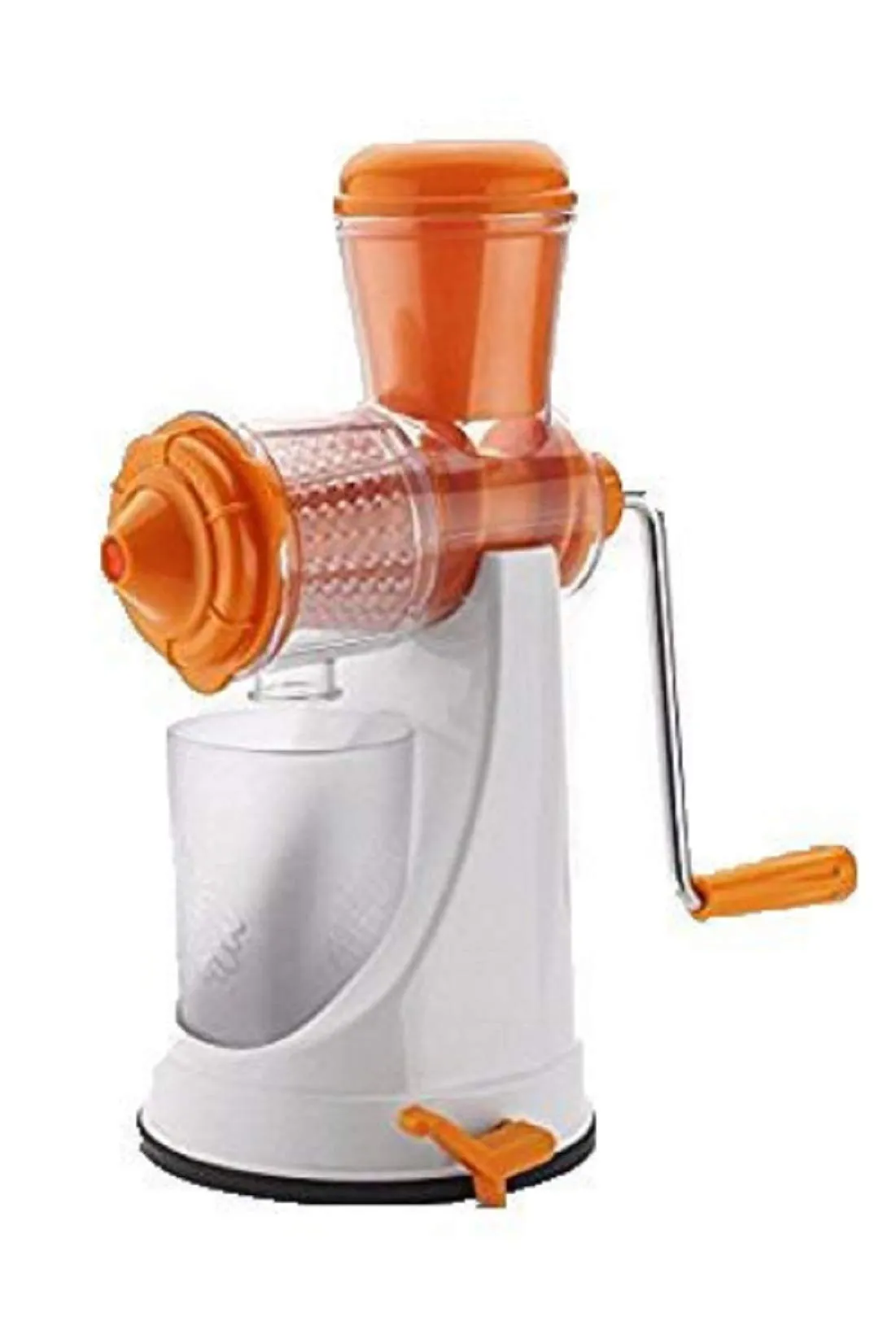 Kuber Industries Hand Press Fruit Juicer|Manual Hand Juicer|Orange Juicer, Portable Juicer|Hand Press Juicer (Orange)