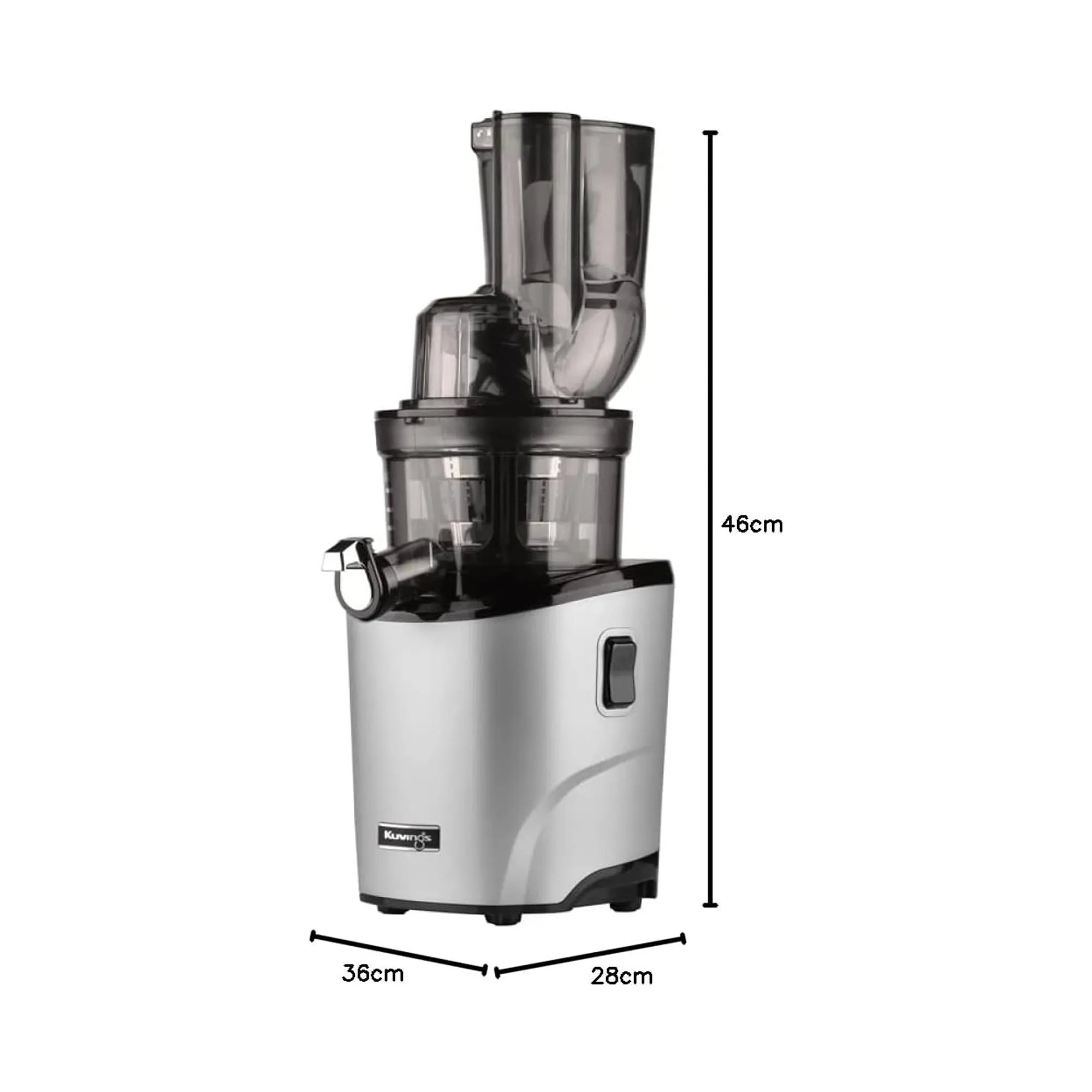 Kuvings Cold Press Slow Juicer Light Silver