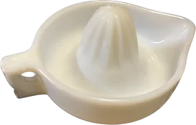 Large milk glass juicer