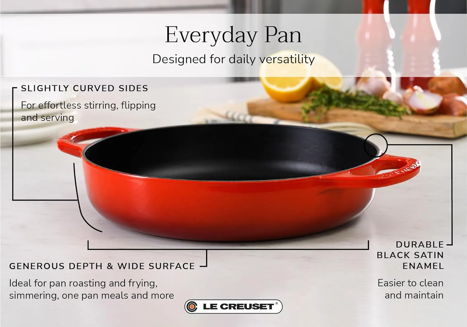 Le Creuset 11" Signature Everyday Pan - Artichaut