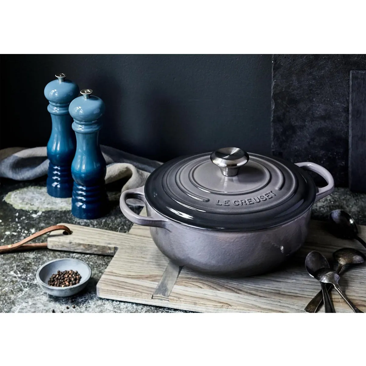 Le Creuset 3.5 qt. Signature Sauteuse - Sea Salt