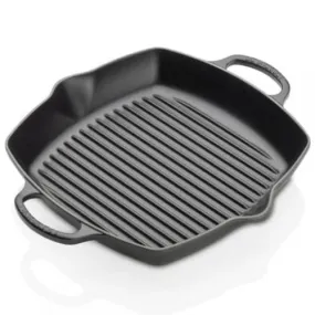 Le Creuset Signature Cast Iron Deep Square Grill 30cm Satin Black