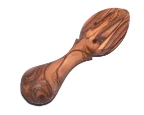 Lemon Juicer/Citrus Reamer carved in hard olive wood from Bethlehem (5.5 Inches) - Asfour Outlet Trademark