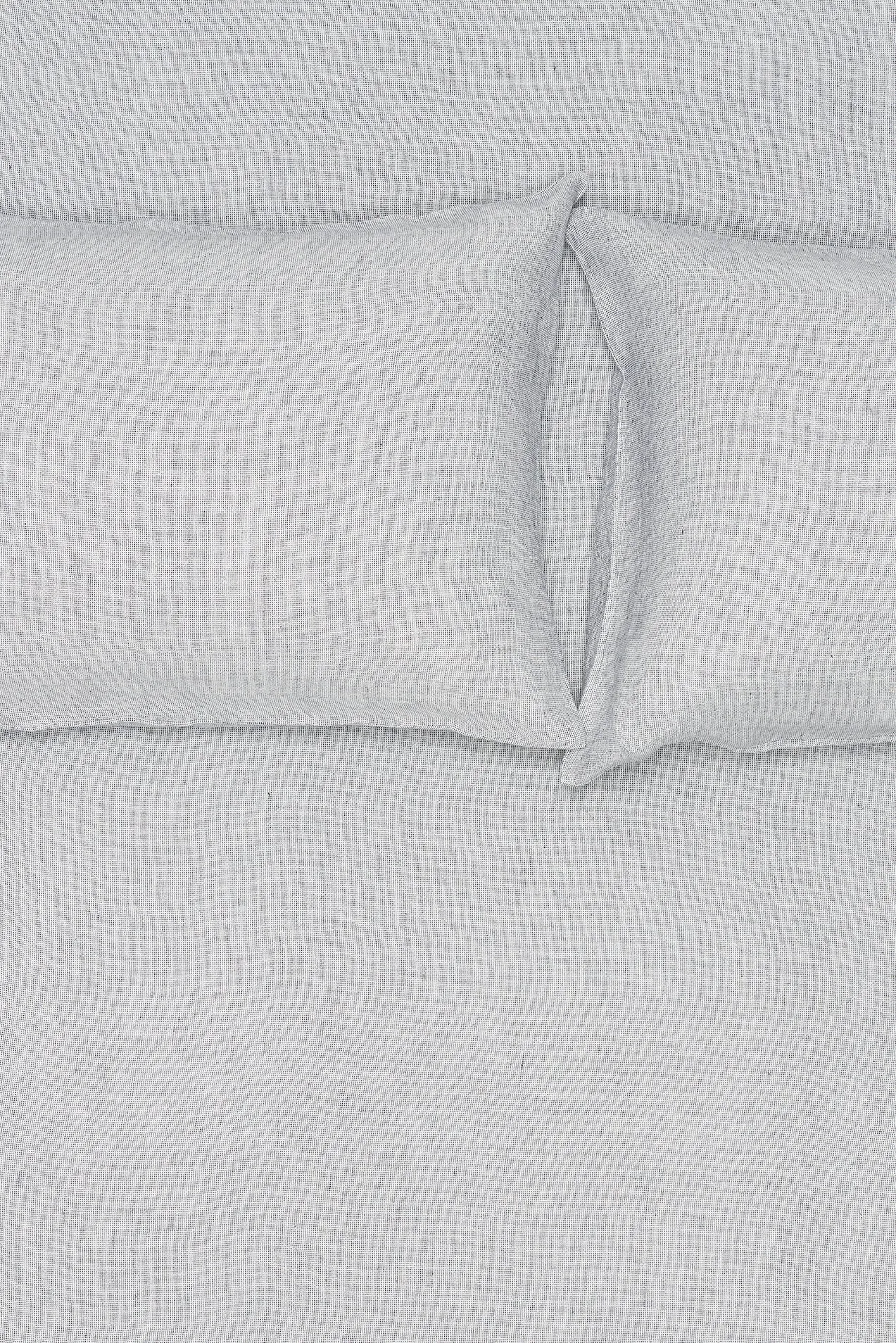 Linen Bedding Small Check in Blue Color