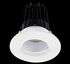 Lotus LED-2-S15W-5CCT-2RRAK-2RWW 2 Inch Round Recessed LED 15 Watt Designer Series - 5CCT Selectable - 1000 Lumen - Alzak Reflector - Wall Wash Trim