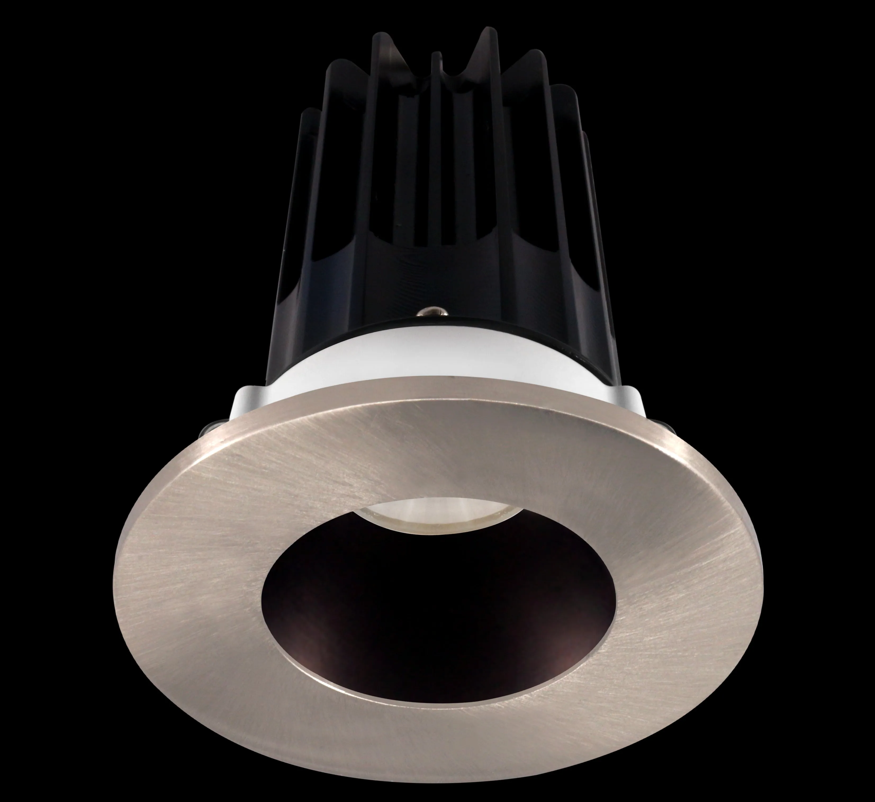 Lotus LED-2-S15W-5CCT-2RRBZ-2RTBN-24D 2 Inch Round Recessed LED 15 Watt Designer Series - 5CCT Selectable - 1000 Lumen - 24 Degree Beam Spread - Bronze Reflector - Brushed Nickel Trim