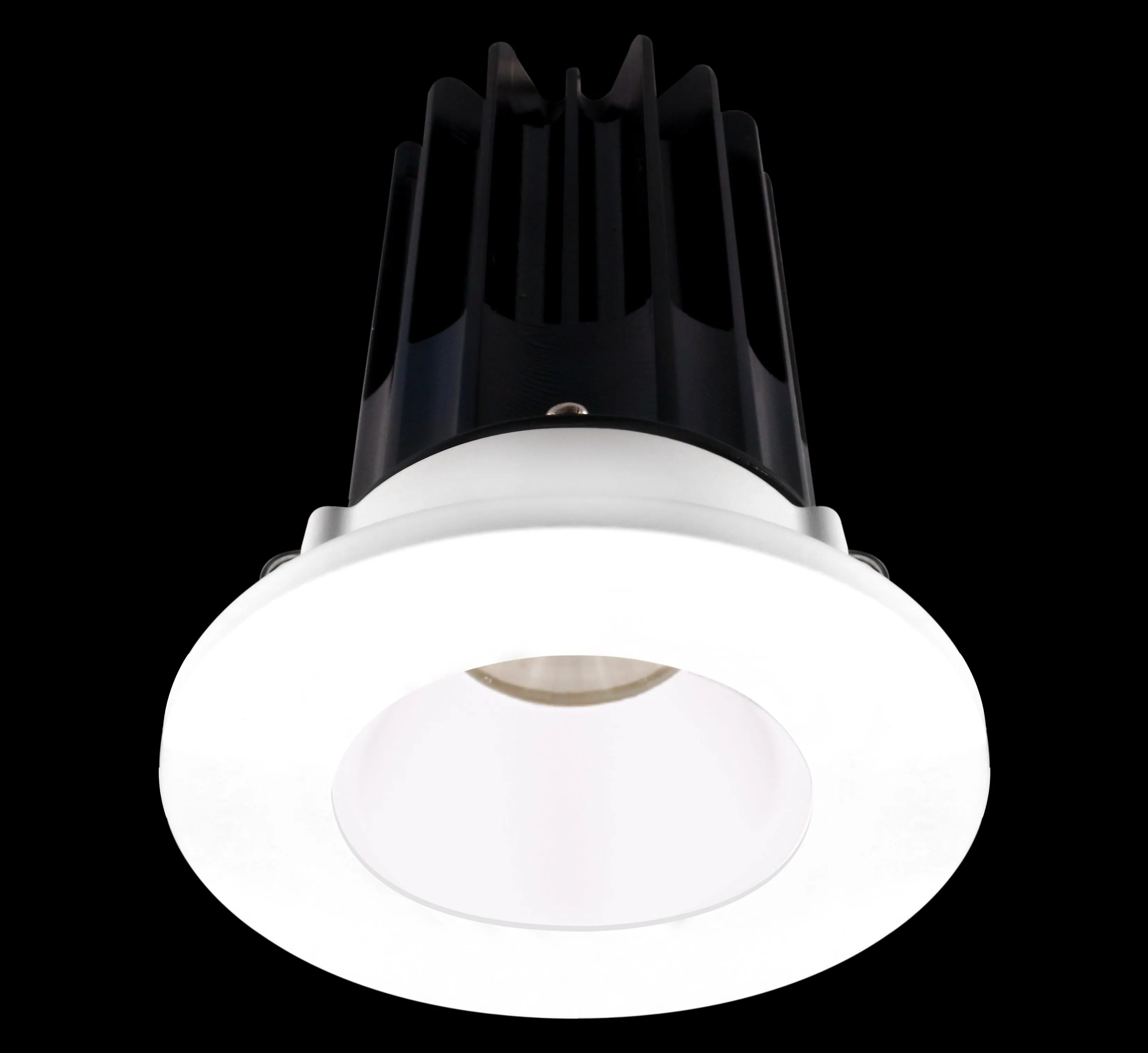 Lotus LED-2-S15W-5CCT-2RRWH-2RTWH 2 Inch Round Recessed LED 15 Watt Designer Series - 5CCT Selectable - 1000 Lumen - White Reflector - White Trim