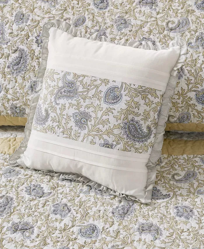 Madison Park Dawn 6 Piece Cotton Percale Reversible Coverlet Set - King/Cal King