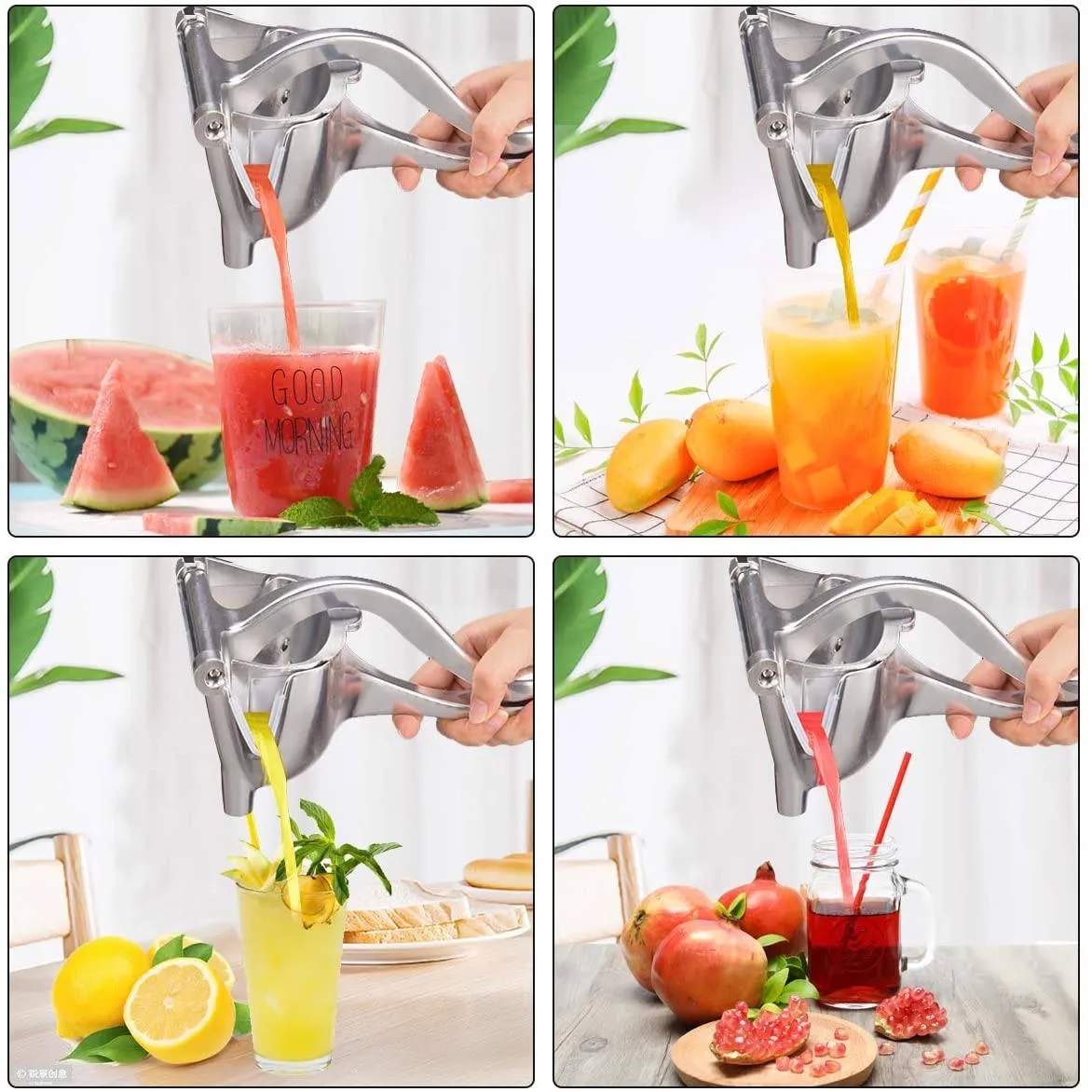 Manual Juice Squeezer Hand Pressure Juicer Kitchen Fruit Tool