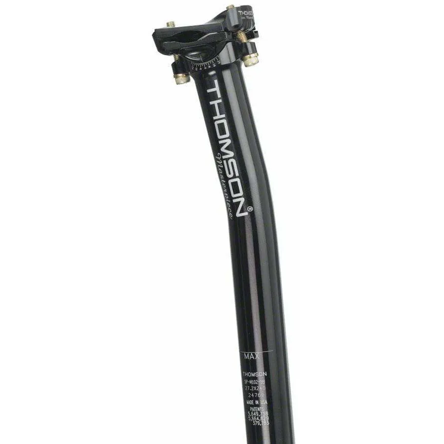 Masterpiece Setback Seatpost: 27.2 x 330mm - Black