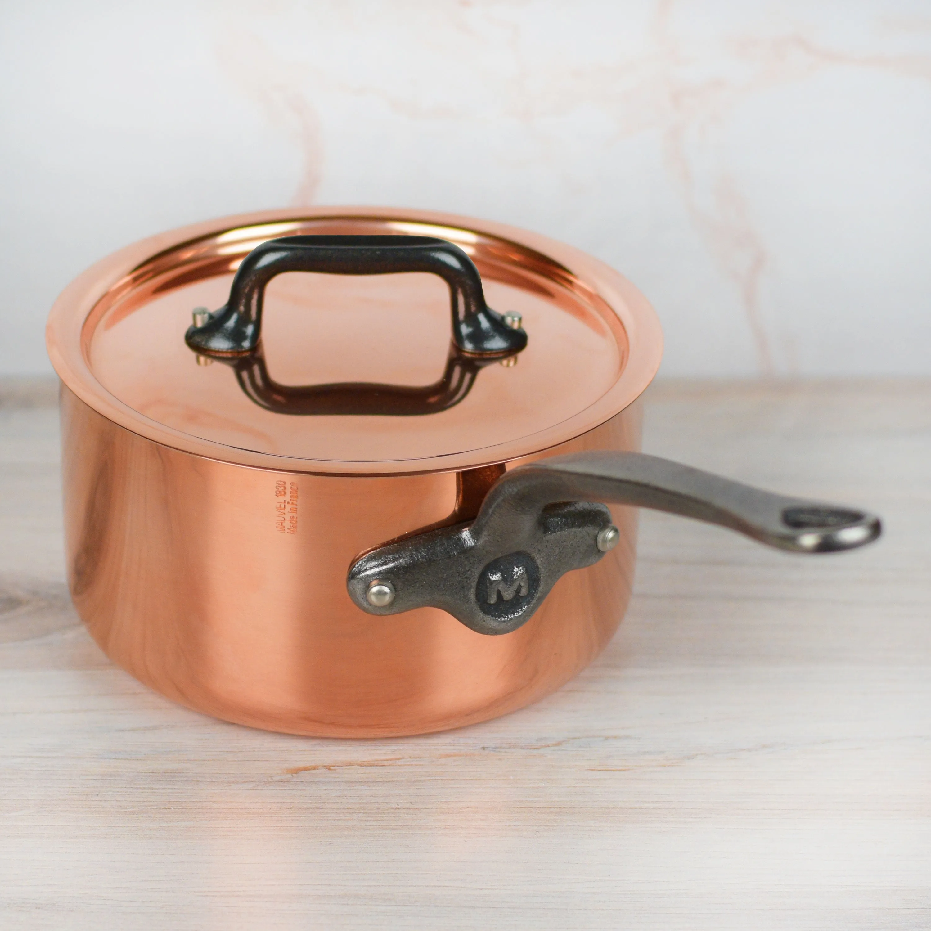 Mauviel M200Ci 0.8-quart Copper Saucepan