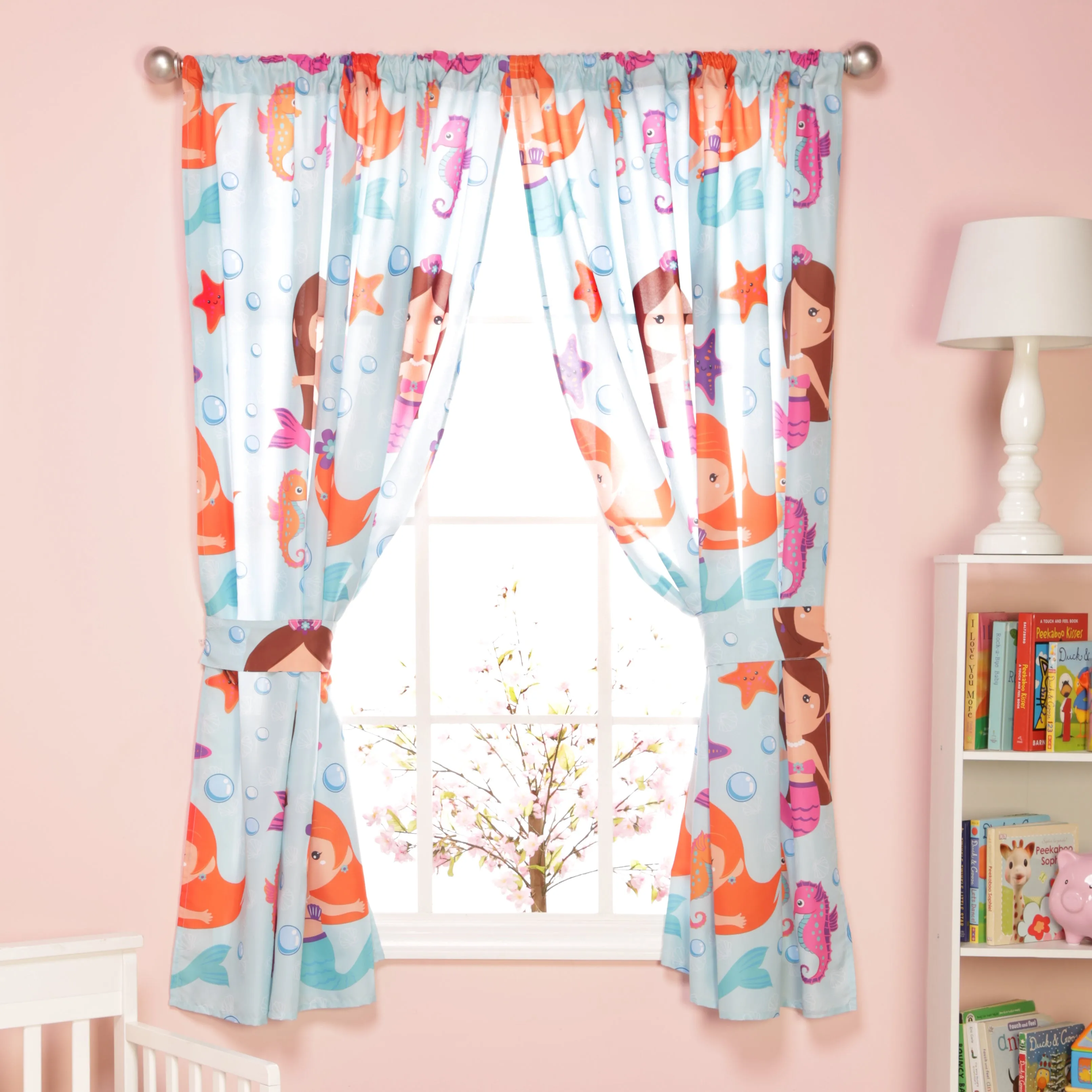 Mermaid Undersea Adventure Drapes