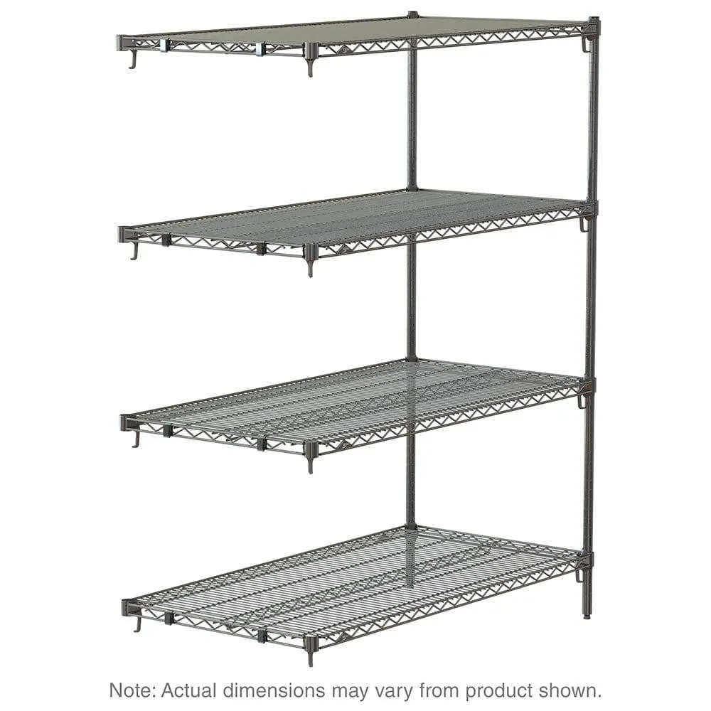 Metro Super Adjustable Super Erecta Industrial Wire Shelving Add-On Unit, Chrome