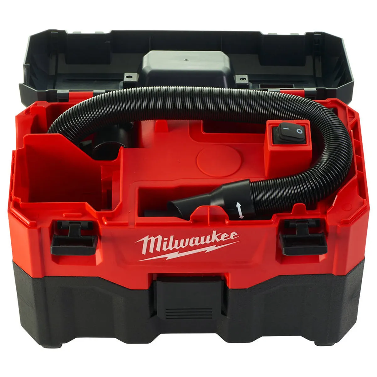 Milwaukee M18VC2-0 18V Wet/Dry Vacuum Cleaner with 2 x 5.0Ah Batteries & Charger