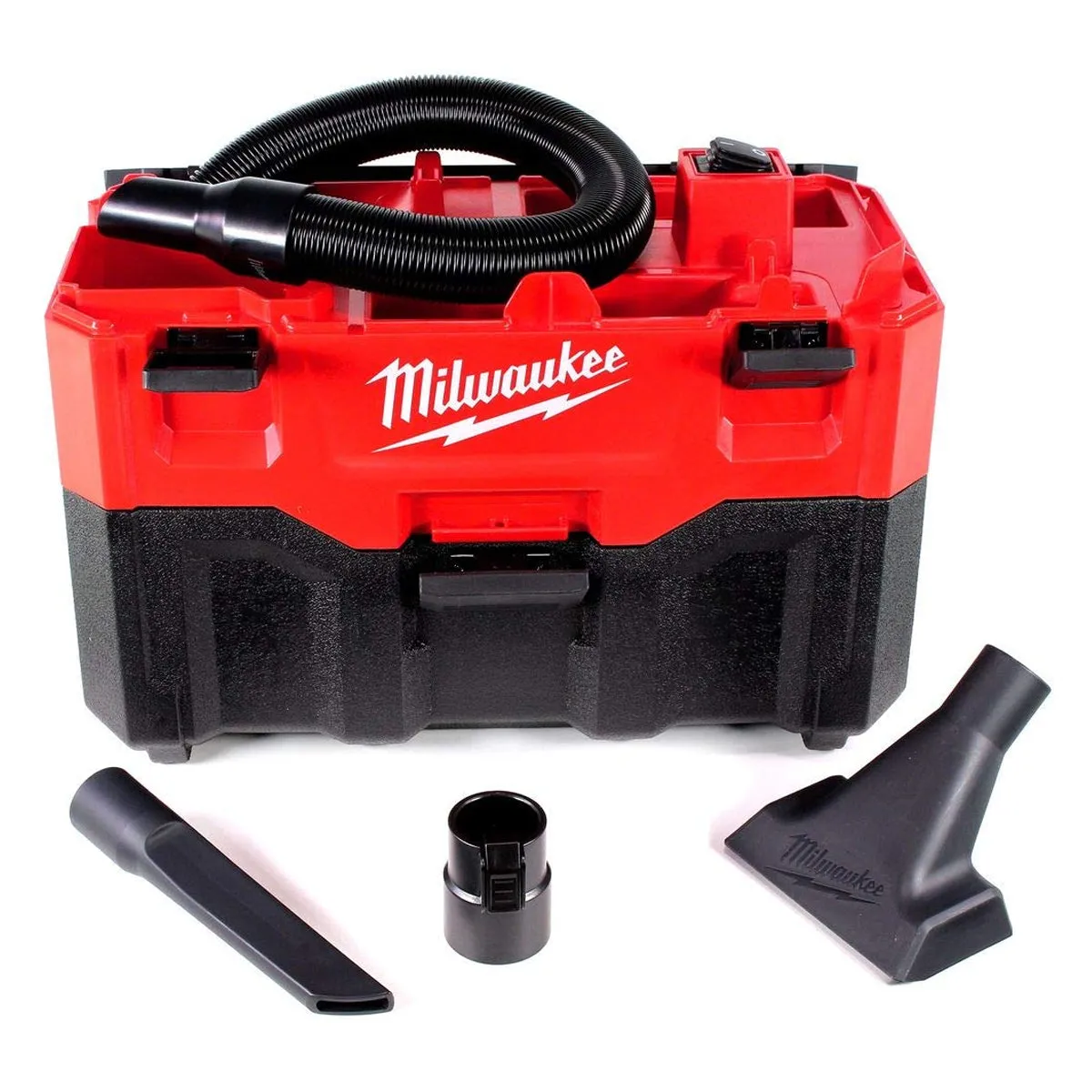 Milwaukee M18VC2-0 18V Wet/Dry Vacuum Cleaner with 2 x 5.0Ah Batteries & Charger