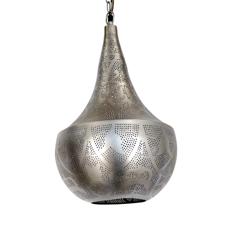 Moroccan Silver Pendant Lamp