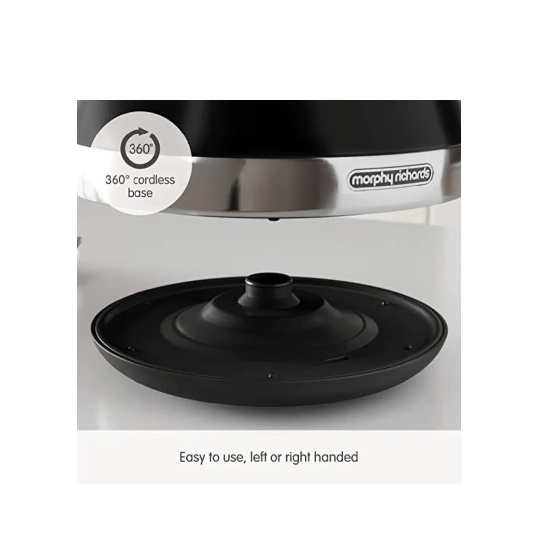 Morphy Richards 100131 Venture Pyramid Black Kettle