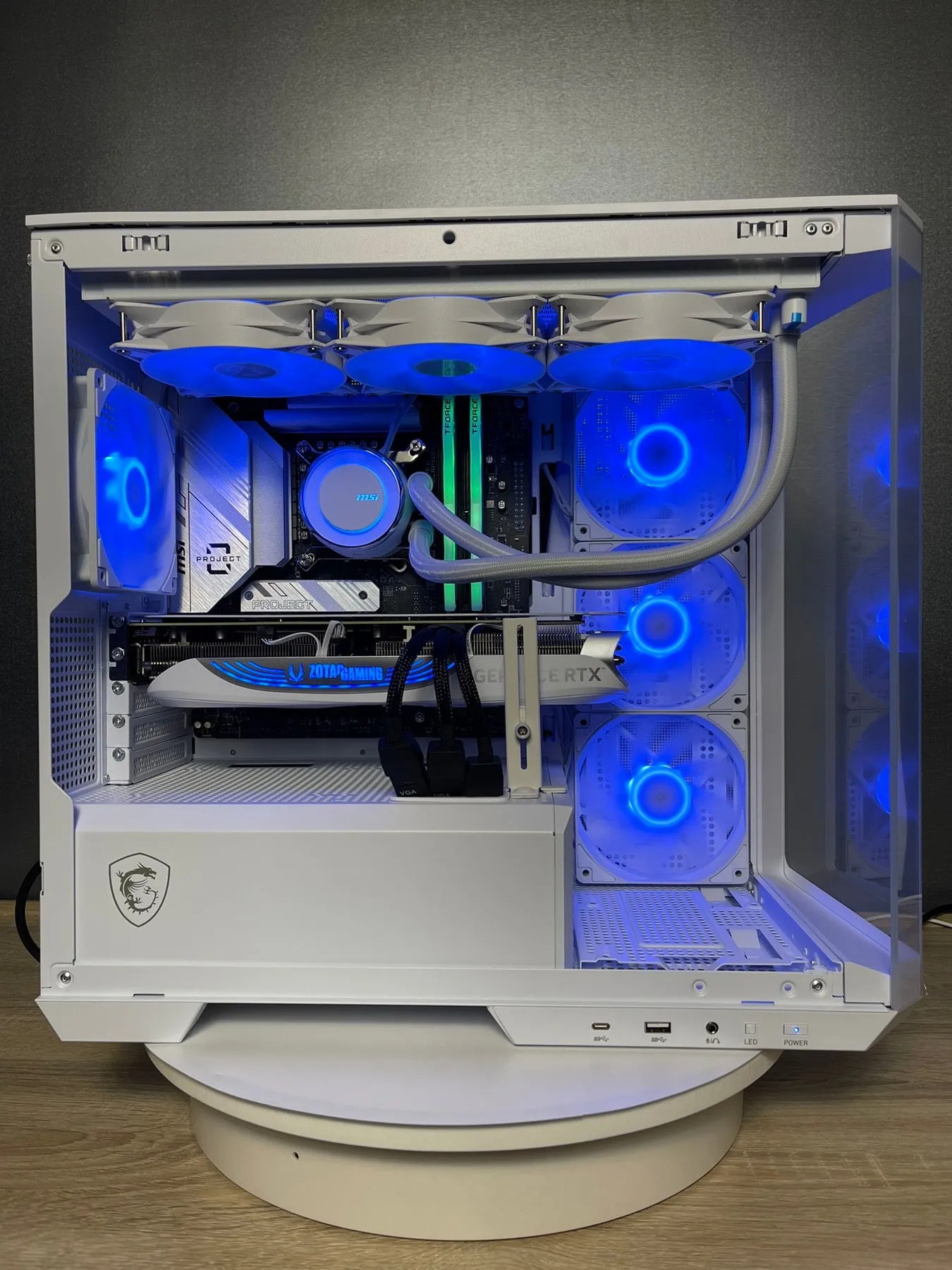 MSI PC Case MAG PANO M100R PZ White