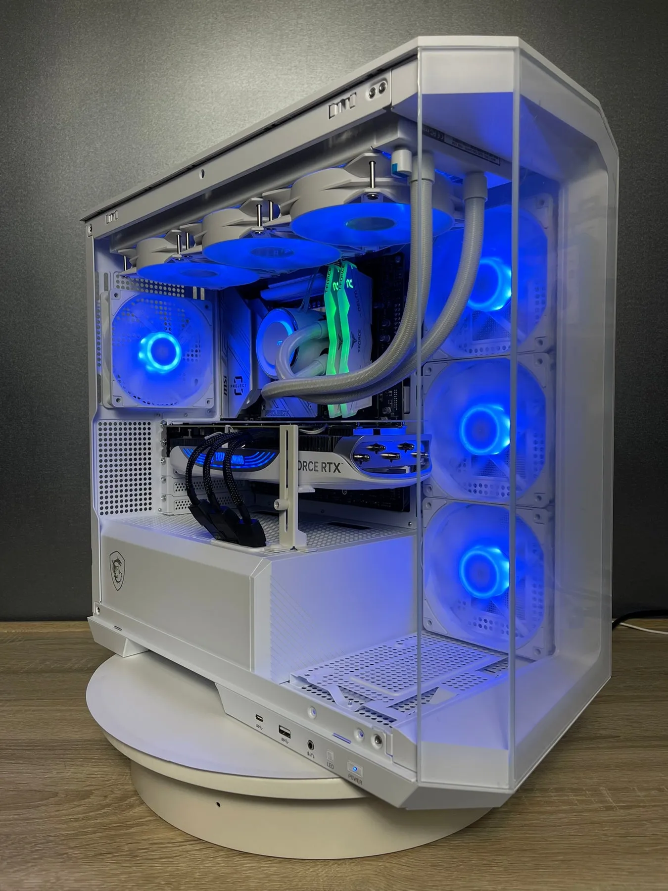 MSI PC Case MAG PANO M100R PZ White