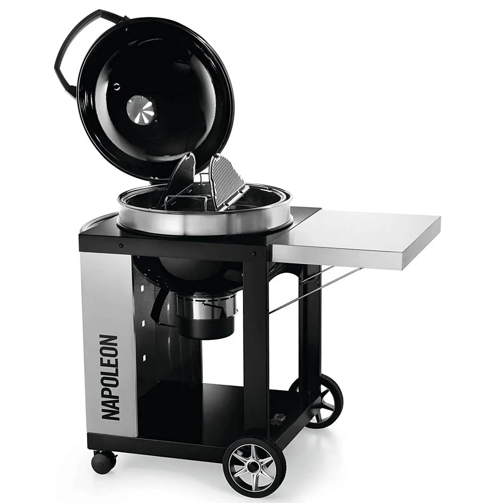 Napoleon 22" Pro Cart Charcoal Kettle Grill PRO-22K-CART-2