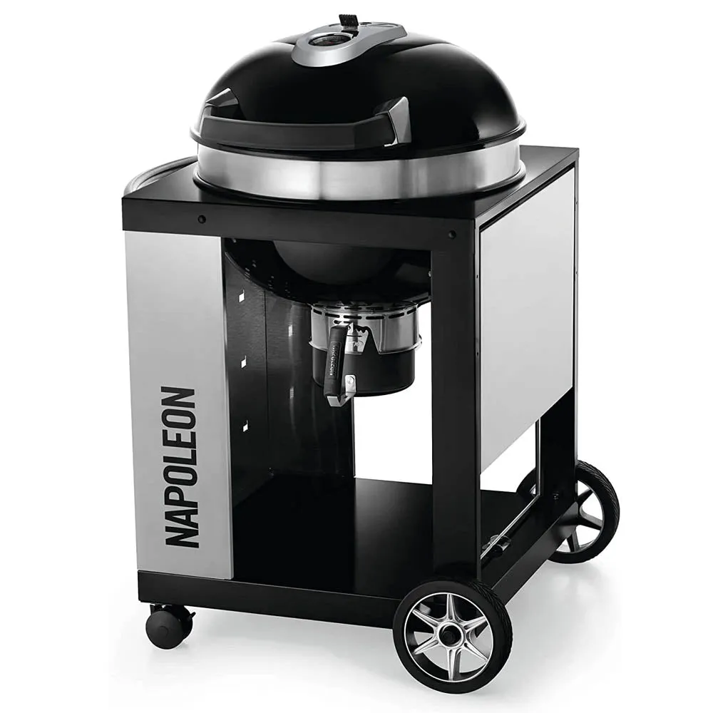 Napoleon 22" Pro Cart Charcoal Kettle Grill PRO-22K-CART-2