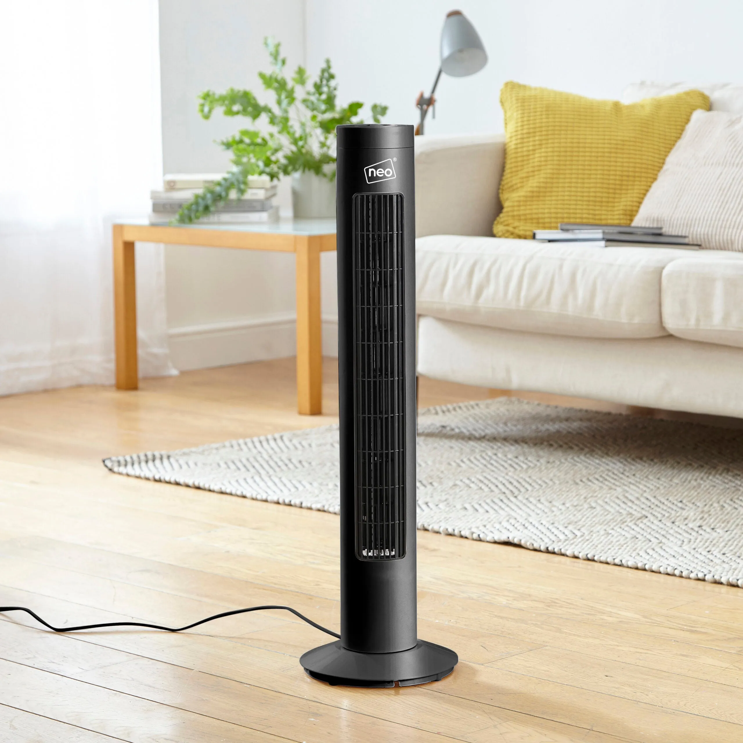 Neo 29” Aroma Scented 3 Speed Cooling Fan - Black