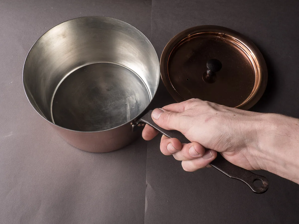 Netherton Foundry - Spun Copper Cookware - 8" Saucepot w/ Lid