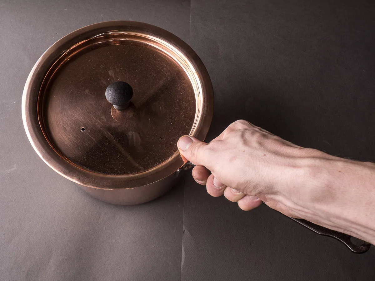 Netherton Foundry - Spun Copper Cookware - 8" Saucepot w/ Lid