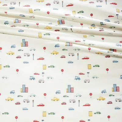 New - Full City Cars Cotton Kids' Sheet Set - Pillowfort