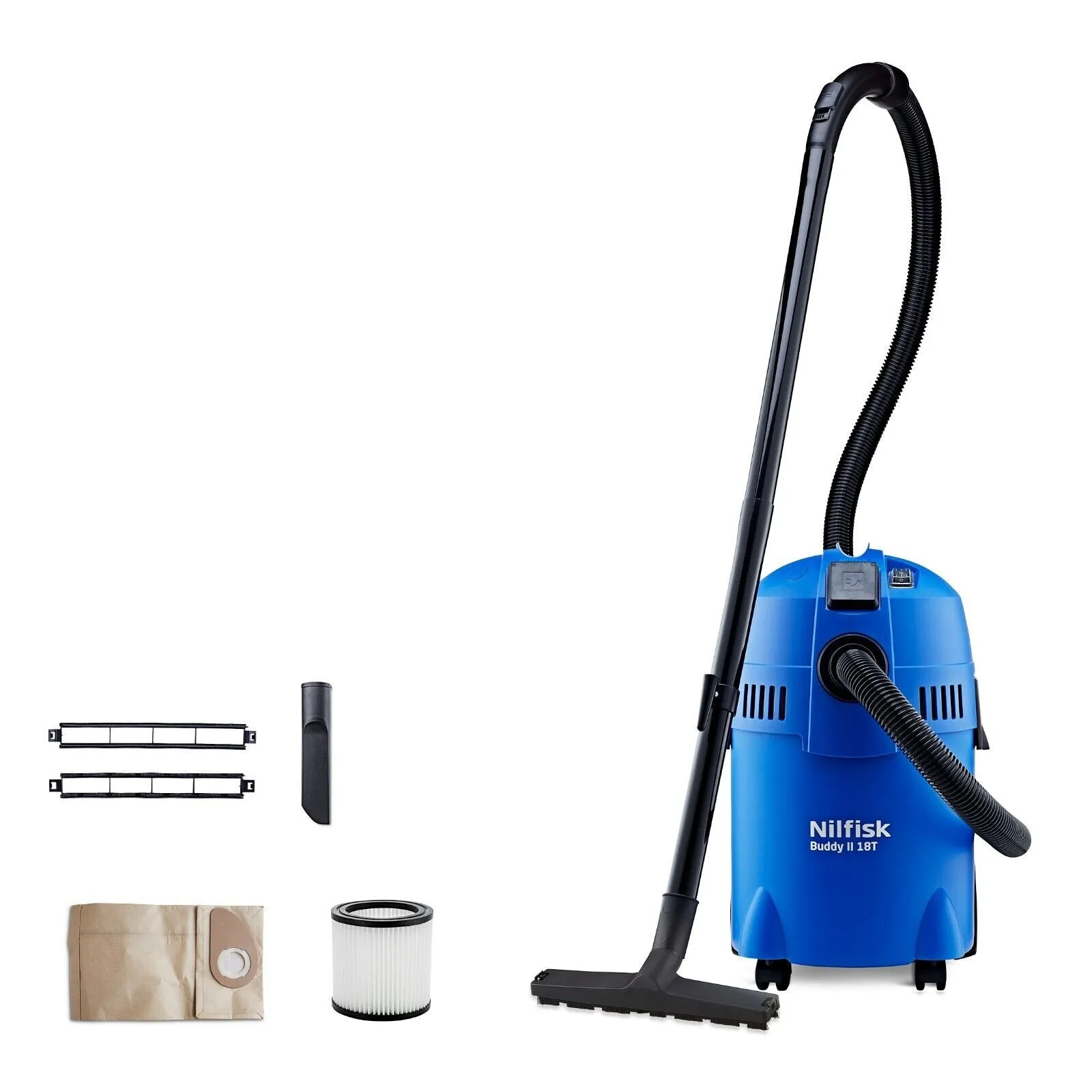 Nilfisk Buddy II 18 UK 18L 1200W Wet & Dry Vacuum Cleaner