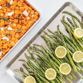 Nordic Ware Naturals Half & Quarter Sheet Pan Set