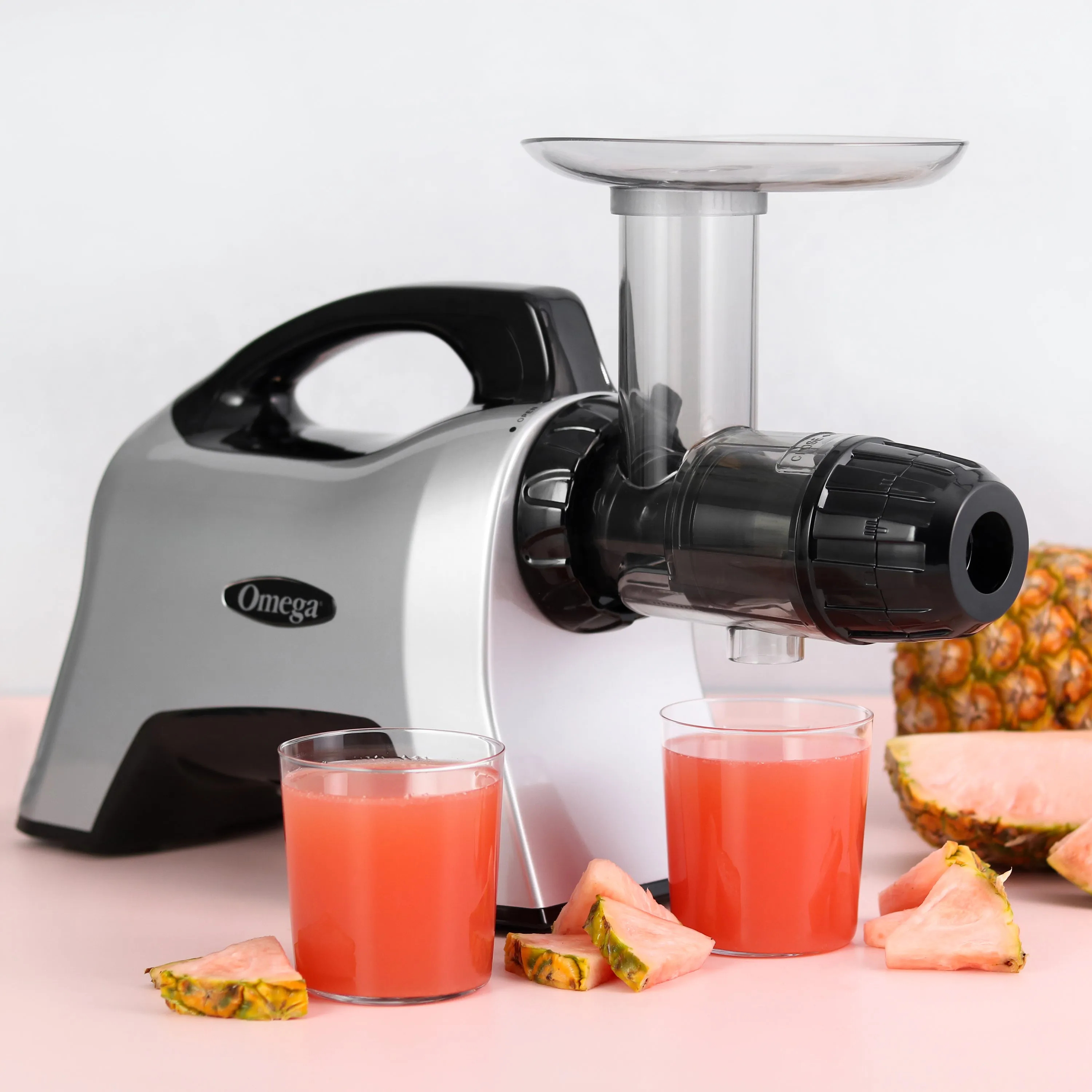 Omega Cold Press Masticating Horizontal Juicer with 3-Stage Augur