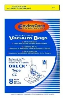 ORECK CC Upright Vacuum Bags - Generic