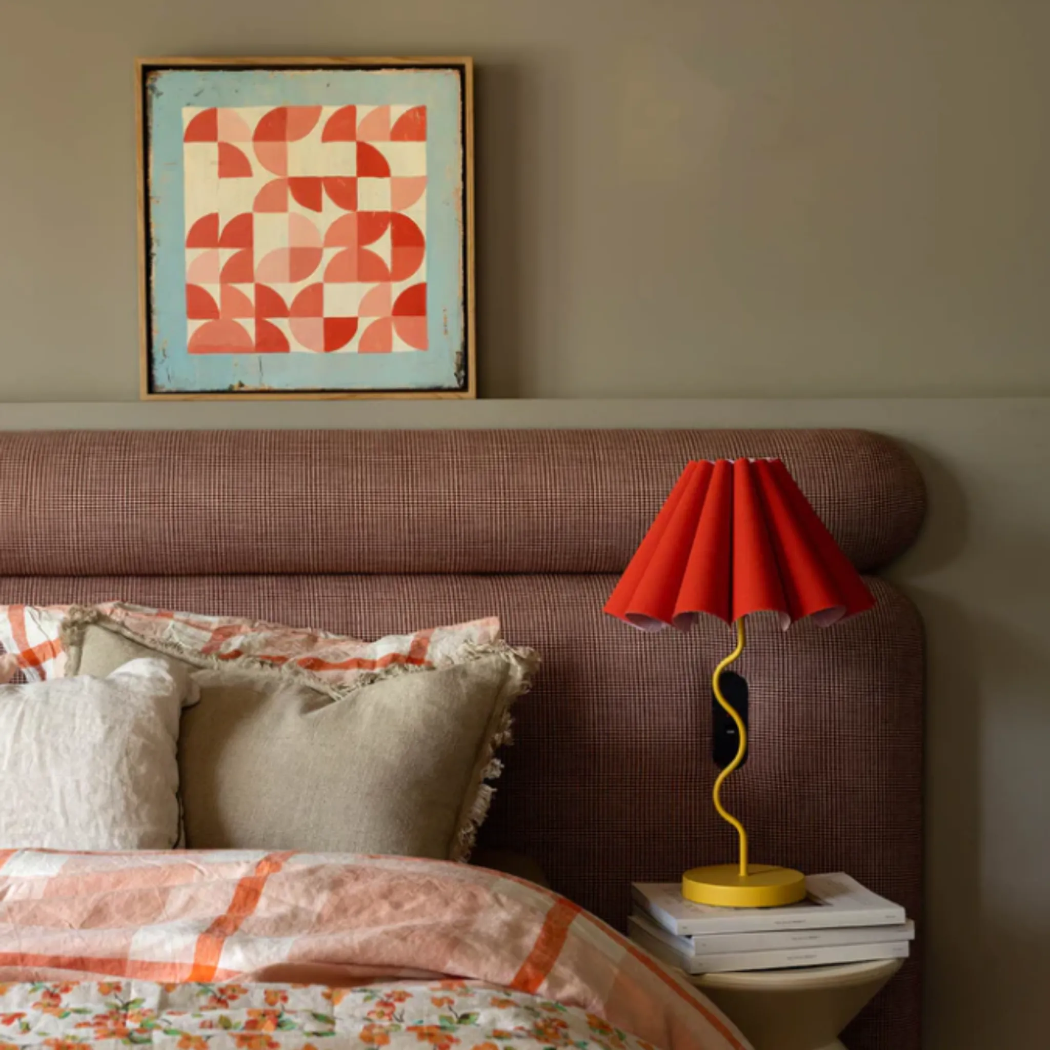 Paola & Joy - Cora Table Lamp Rouge / Mustard