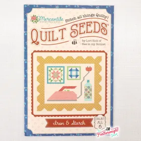 PATTERN, Mercantile Quilt Seeds ~ Iron & Starch Block by Lori Holt