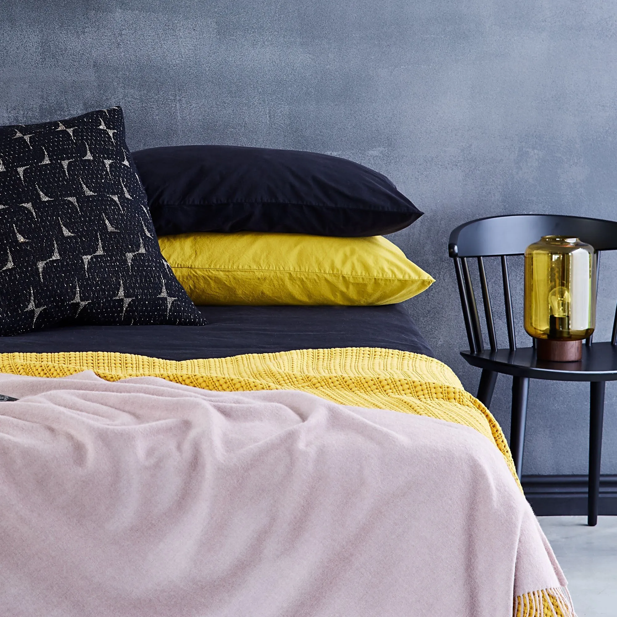 Perpignan Bedding [Mustard]