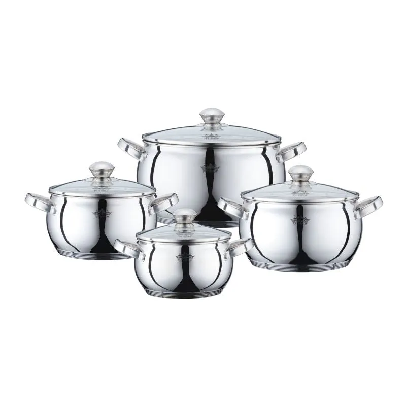 Peterhof PH-15833; Stainless Steel Cookware Set  8pcs