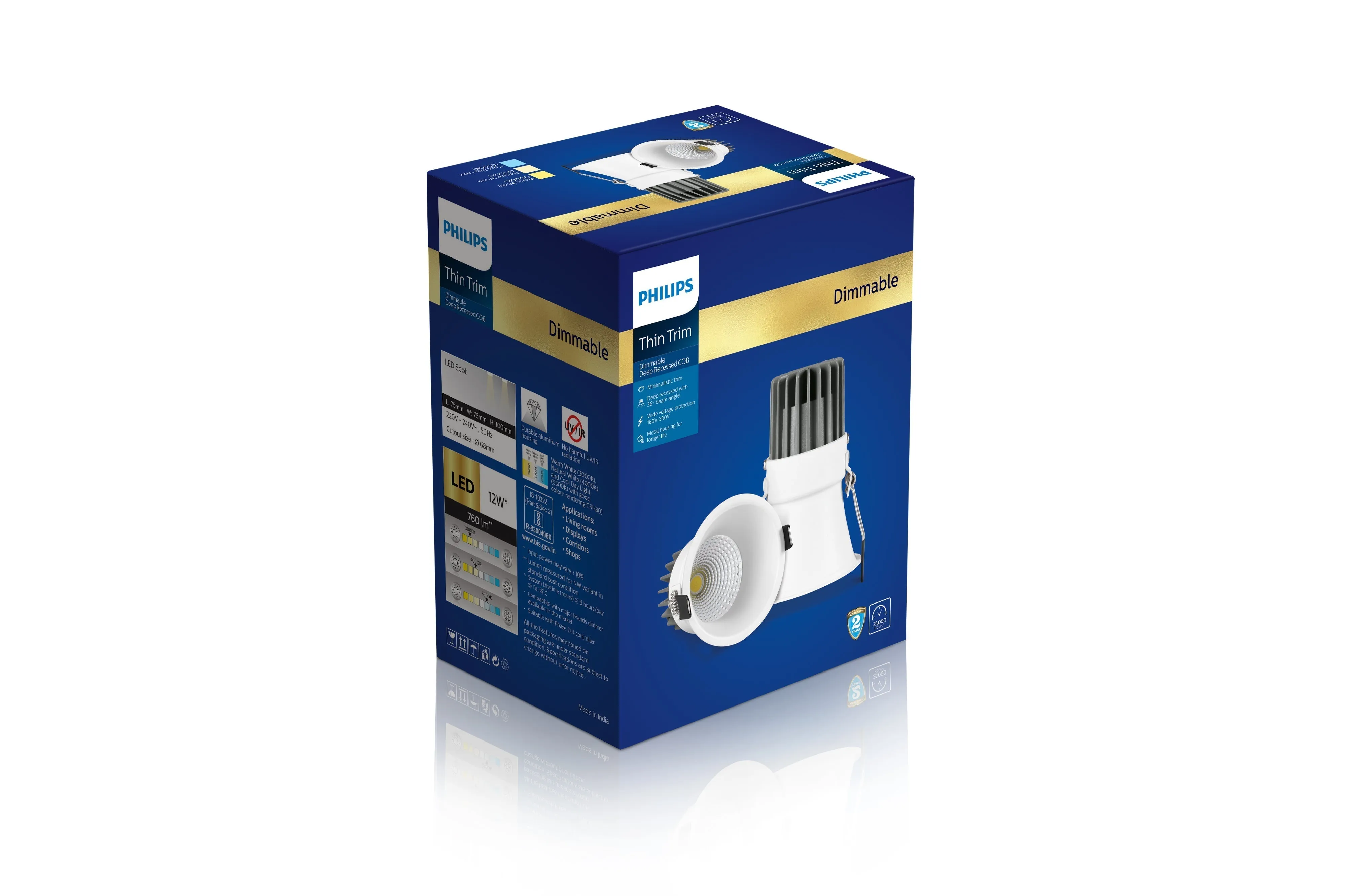 Philips Thin Trim Deep LED COB light