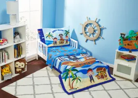 Pirates Treasure Hunt 4-Piece Toddler Bedding Set