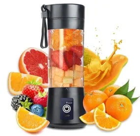 Portable Blender, USB Rechargeable Mini Juicer Blender, Electric Juicer Bottle Blender Grinder Mixer, Personal Size Blender for Juices, Shakes and Smoothies, Fruit Juicer Machine