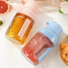 Portable Electric Juicer Blender - 1500ml USB Rechargeable