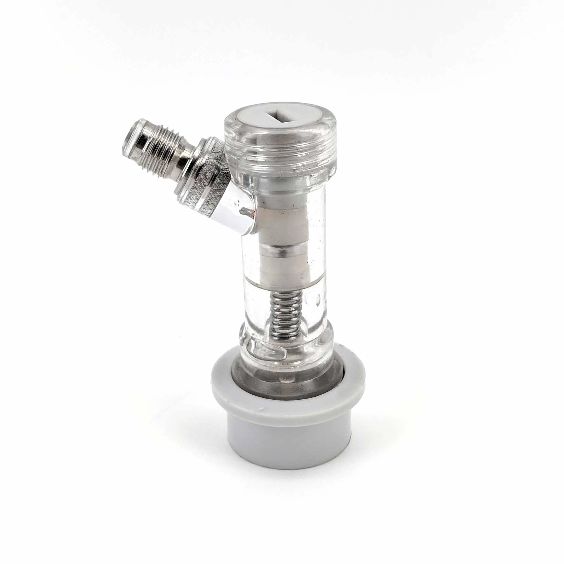 Premium Ball Lock Disconnect MFL (Clear/Grey/Gas) - With Integrated Check Valve