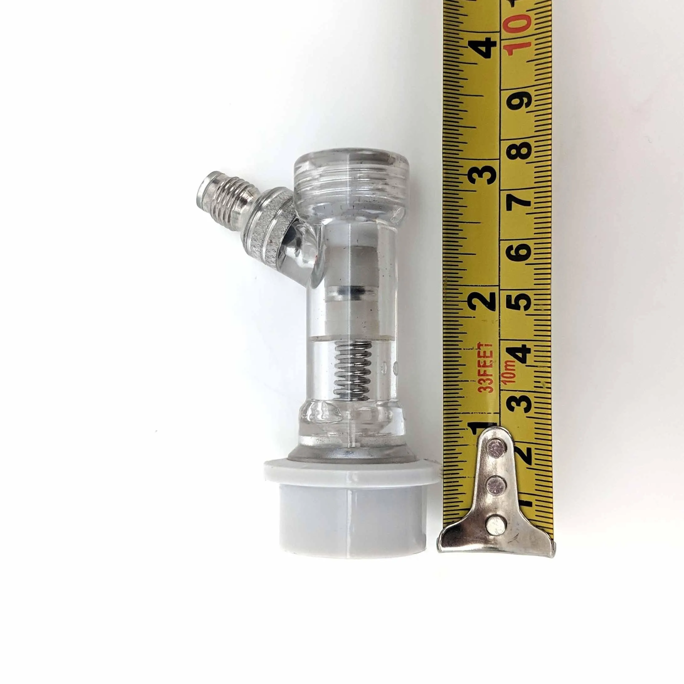 Premium Ball Lock Disconnect MFL (Clear/Grey/Gas) - With Integrated Check Valve