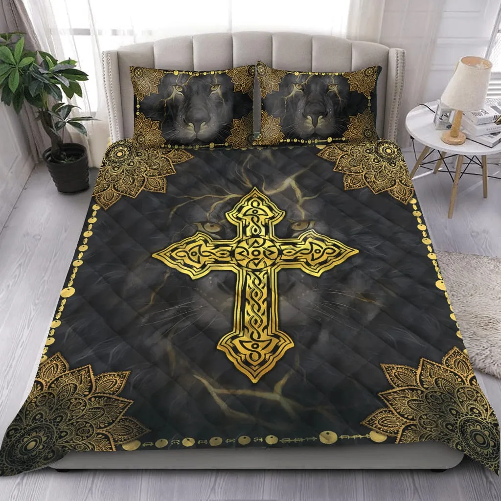 Premium Jesus Quilt Bedding Sett - Christian Bedding Sets