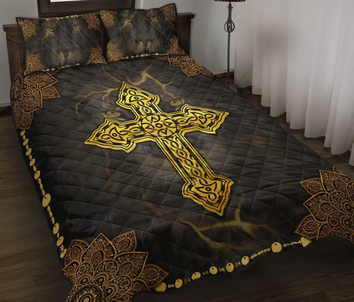 Premium Jesus Quilt Bedding Sett - Christian Bedding Sets